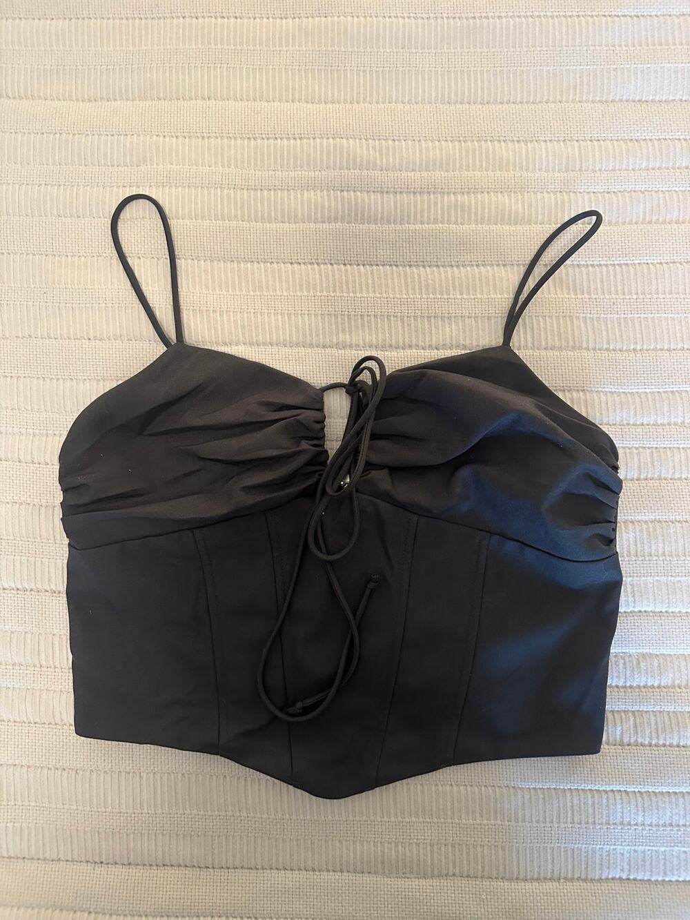 NIA L Strappy Corset Top